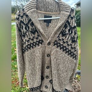 Paolo Mondo Brown Knit Sweater size large